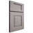 Shiloh Cabinetry Full Overlay Summit Paintable Dovetail Gray Door