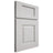 Shiloh Cabinetry Full Overlay Summit Paintable Repose Gray Door