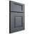 Shiloh Cabinetry Full Overlay Summit Paintable Slate Tile Door