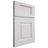 Shiloh Cabinetry Full Overlay Summit Paintable Soft White Door