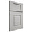 Shiloh Cabinetry Full Overlay Summit Paintable Unusual Gray Door