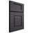 Shiloh Cabinetry Full Overlay Summit Poplar Plain Cut Cadet Door