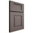 Shiloh Cabinetry Full Overlay Summit Poplar Plain Cut Heatherstone Door