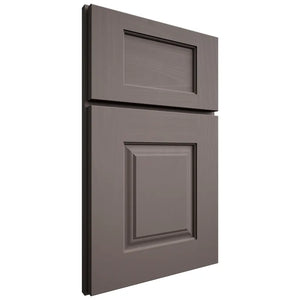 Shiloh Cabinetry Full Overlay Summit Poplar Plain Cut Heatherstone Door