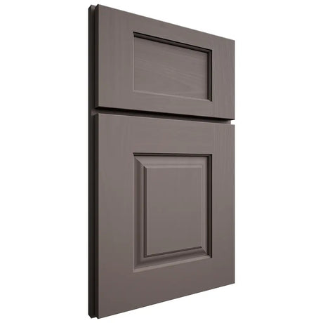 Shiloh Cabinetry Full Overlay Summit Poplar Plain Cut Heatherstone Door
