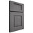 Shiloh Cabinetry Full Overlay Summit Red Oak Plain Cut Cadet Door