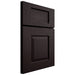 Shiloh Cabinetry Full Overlay Summit Red Oak Plain Cut Espresso Door
