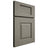 Shiloh Cabinetry Full Overlay Summit Walnut Plain Cut Thyme Door