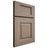 Shiloh Cabinetry Full Overlay Summit White Oak Plain Cut Almond Door