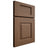 Shiloh Cabinetry Full Overlay Summit White Oak Plain Cut Autumn Door