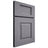 Shiloh Cabinetry Full Overlay Summit White Oak Plain Cut Cadet Door