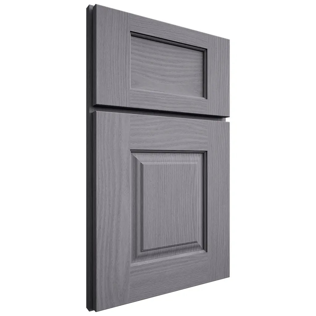 Shiloh Cabinetry Full Overlay Summit White Oak Plain Cut Cadet Door