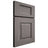 Shiloh Cabinetry Full Overlay Summit White Oak Plain Cut Flagstone Door