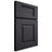 Shiloh Cabinetry Full Overlay Summit White Oak Plain Cut Harbor Door