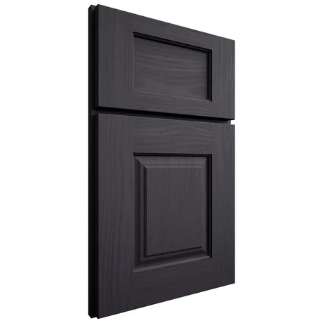 Shiloh Cabinetry Full Overlay Summit White Oak Plain Cut Harbor Door