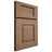 Shiloh Cabinetry Full Overlay Summit White Oak Plain Cut Medium Door