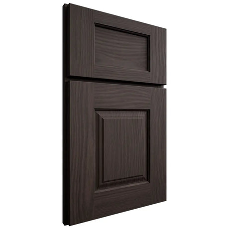 Shiloh Cabinetry Full Overlay Summit White Oak Plain Cut Morel Door