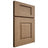 Shiloh Cabinetry Full Overlay Summit White Oak Plain Cut Natural Door