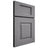 Shiloh Cabinetry Full Overlay Summit White Oak Plain Cut Sterling Door