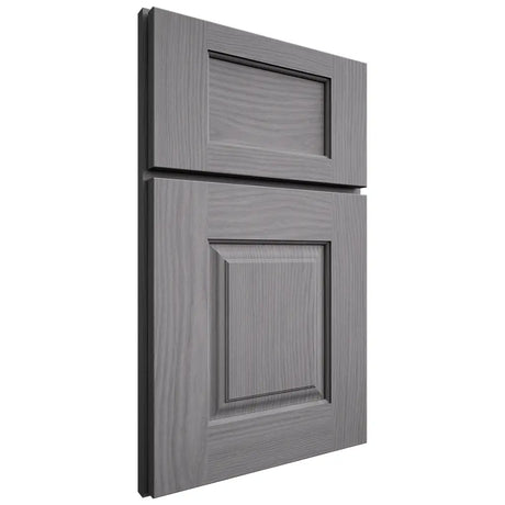 Shiloh Cabinetry Full Overlay Summit White Oak Plain Cut Sterling Door
