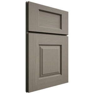 Shiloh Cabinetry Full Overlay Summit White Oak Plain Cut Thyme Door