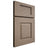 Shiloh Cabinetry Full Overlay Summit White Oak Quarter Sawn Almond Door