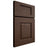 Shiloh Cabinetry Full Overlay Summit White Oak Quarter Sawn Braun Door
