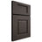 Shiloh Cabinetry Full Overlay Summit White Oak Quarter Sawn Creekside Door