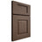 Shiloh Cabinetry Full Overlay Summit White Oak Quarter Sawn Mineral Door
