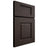 Shiloh Cabinetry Full Overlay Summit White Oak Quarter Sawn Morel Door
