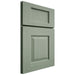 Shiloh Cabinetry Full Overlay Summit White Oak Quarter Sawn Moss Door