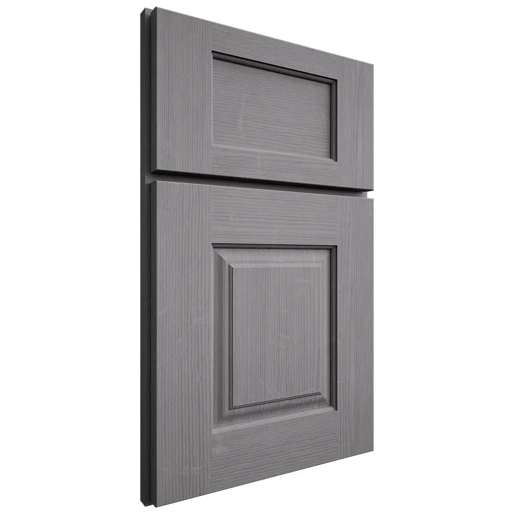 Shiloh Cabinetry Full Overlay Summit White Oak Quarter Sawn Sterling Door