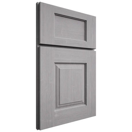 Shiloh Cabinetry Full Overlay Summit White Oak Quarter Sawn Stratus Door