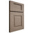 Shiloh Cabinetry Full Overlay Summit White Oak Rift Cut Almond Door