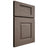 Shiloh Cabinetry Full Overlay Summit White Oak Rift Cut Clay Door