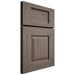 Shiloh Cabinetry Full Overlay Summit White Oak Rift Cut Clay Door
