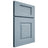 Shiloh Cabinetry Full Overlay Summit White Oak Rift Cut Sky Door