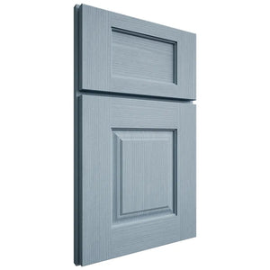 Shiloh Cabinetry Full Overlay Summit White Oak Rift Cut Sky Door