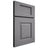 Shiloh Cabinetry Full Overlay Summit White Oak Rift Cut Sterling Door