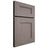 Shiloh Cabinetry Full Overlay Tahoe Alder Plain Cut Stonehenge Door