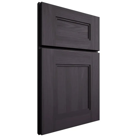 Shiloh Cabinetry Full Overlay Tahoe Hickory Plain Cut Harbor Door