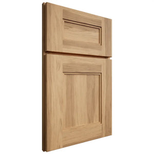 Shiloh Cabinetry Full Overlay Tahoe Hickory Plain Cut Natural Door