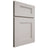Shiloh Cabinetry Full Overlay Tahoe Paintable Amazing Gray Door