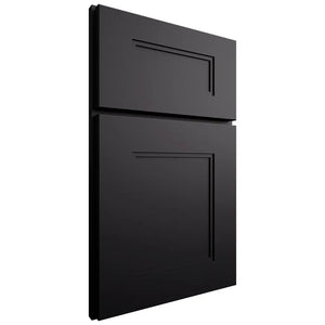 Shiloh Cabinetry Full Overlay Tahoe Paintable Black Door