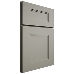 Shiloh Cabinetry Full Overlay Tahoe Paintable Evergreen Fog Door