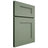 Shiloh Cabinetry Full Overlay Tahoe Poplar Plain Cut Moss Door