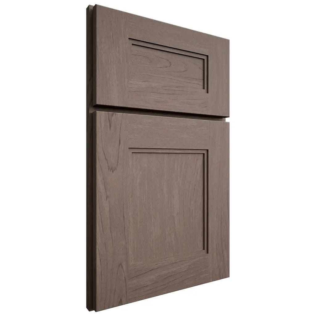 Shiloh Cabinetry Full Overlay Tahoe Poplar Plain Cut River Rock Door