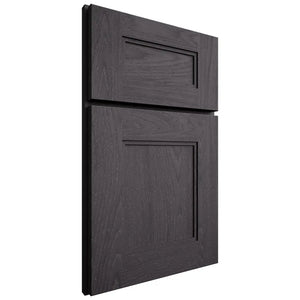 Shiloh Cabinetry Full Overlay Tahoe Red Oak Plain Cut Harbor Door