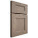 Shiloh Cabinetry Full Overlay Tahoe White Oak Plain Cut Almond Door