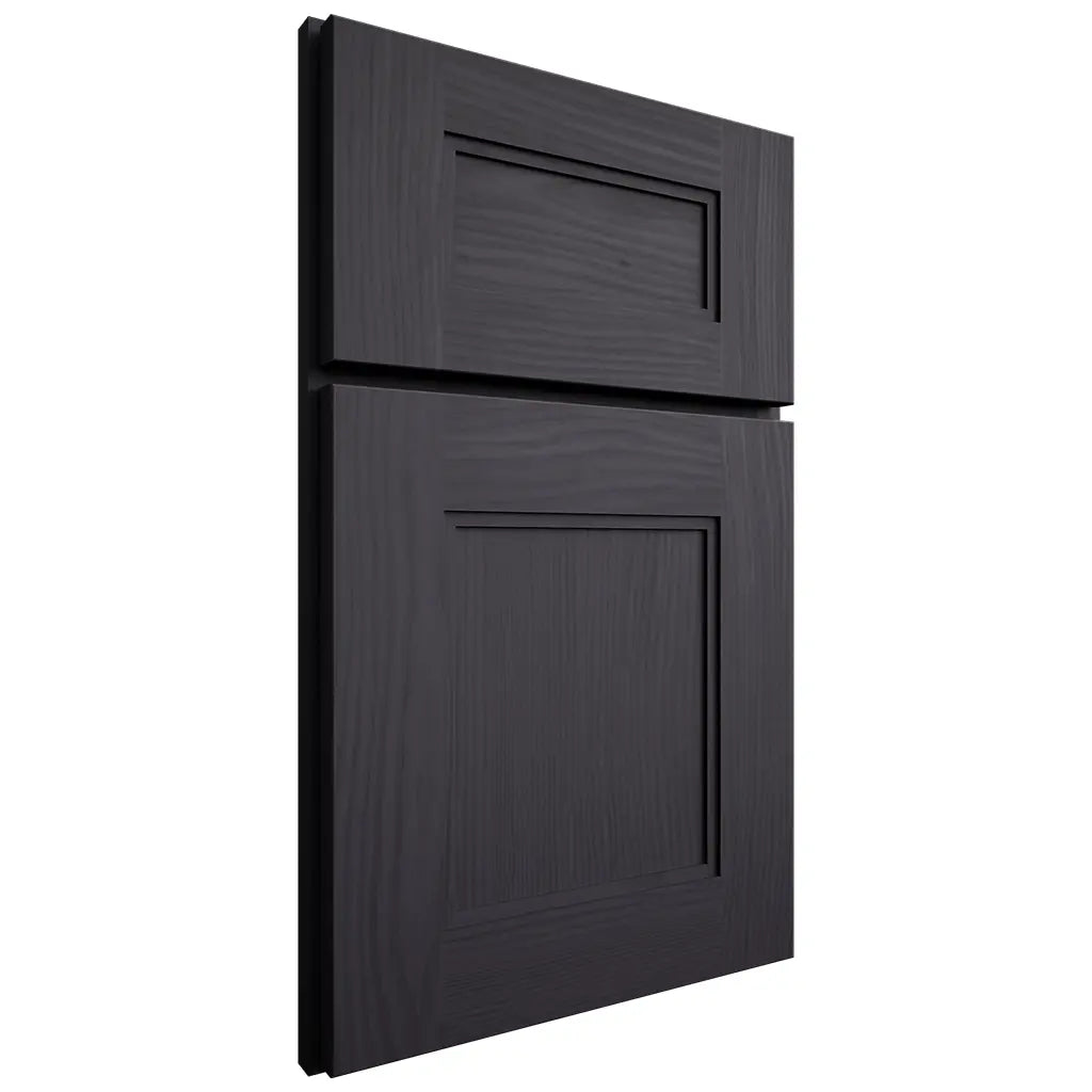 Shiloh Cabinetry Full Overlay Tahoe White Oak Plain Cut Harbor Door